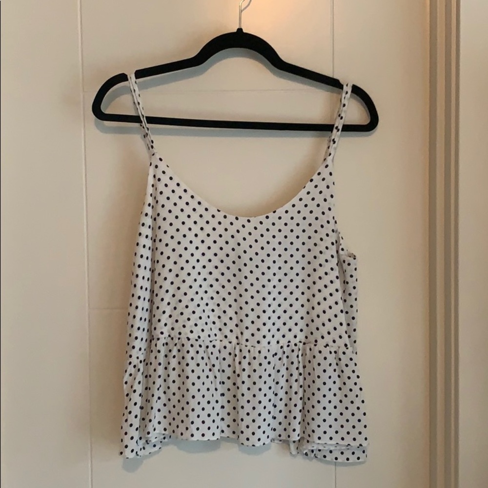 Top shop peplum spaghetti strap